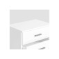 Dormitorio reims con mesitas dos cajones couple y sinfonier en blanco Dormitorio reims con mesitas dos cajones couple y sinfonier en blanco
