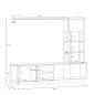 Salon Poly Pody artisan y roble negro
