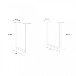 Mesa de comedor  modelo Forza roble sonoma