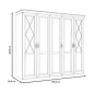 Armario 5 puertas KASHMIR Armario 5 puertas KASHMIR