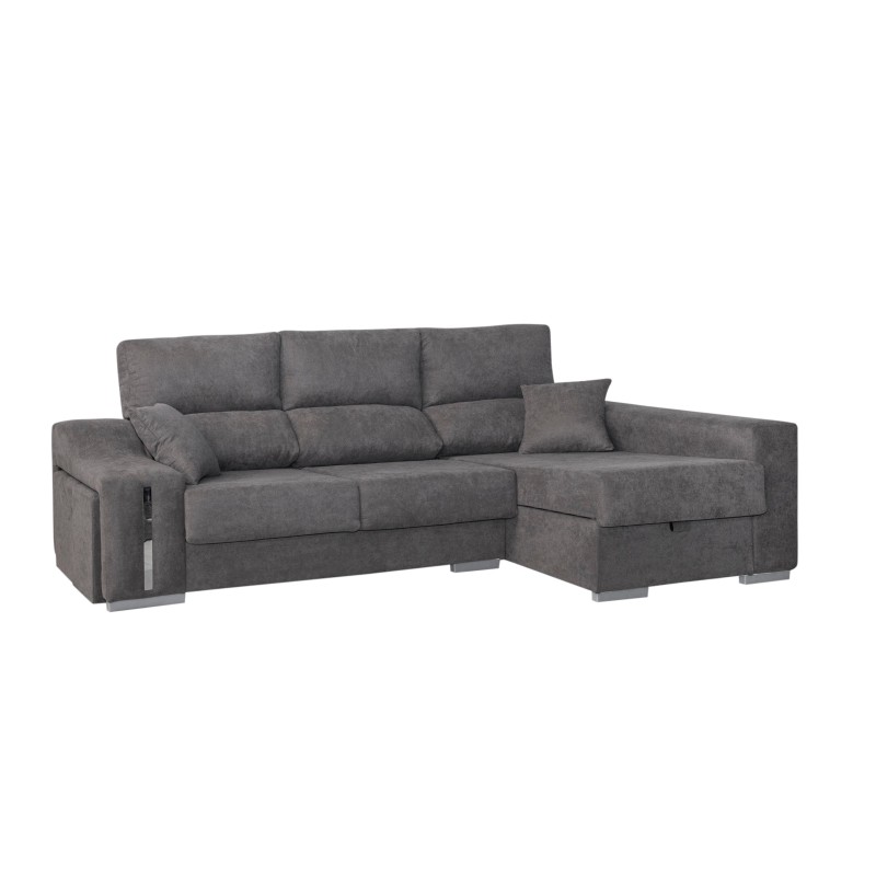Chaiselongue oscar izquierdas con arcon color gris antracita Chaiselongue oscar izquierdas con arcon color gris antracita