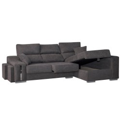 Chaiselongue oscar izquierdas con arcon color gris antracita