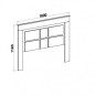 Dormitorio oferta lara cabecero y dos mesitas cambria blanco Dormitorio oferta lara cabecero y dos mesitas cambria blanco